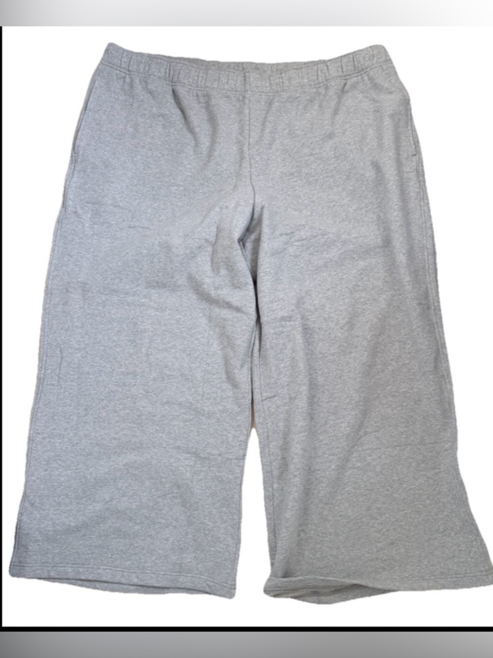 Athleta Women's Forever Fleece Wide Leg sweatpants Gray Size 3X New